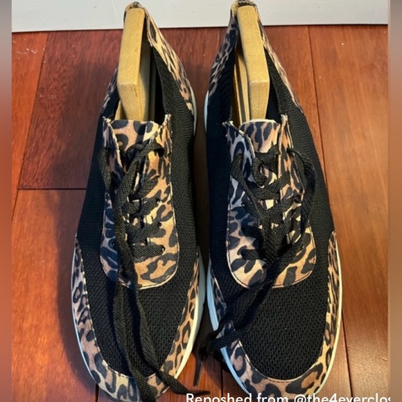 NWOT Naturalizer women’s Nash sneaker leopard print size 11W - Picture 5 of 6